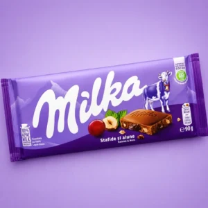 شکلات شیری با مغز کشمش و فندق MILKA
