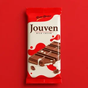 شکلات تابلت Jouven Rosso Bianco با طعم شیری