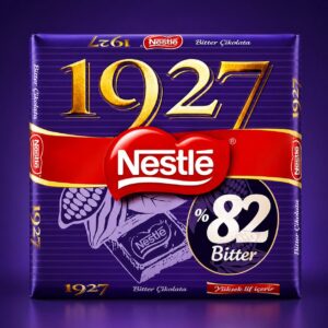 تابلت شکلات تلخ 1927 نستله 82 درصد
